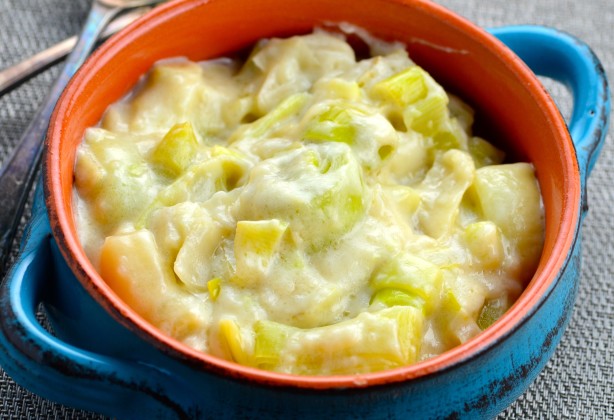 Creamed Leeks Recipe